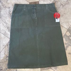 Style & Co green skirt
